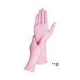 thumbnail image 1 of Yhmxh 10 Pack Rubber Kitchen Dishwashing Gloves, Household Cleaning Gloves For Washing Dishes And Cleaning Tasks, Flexible & Waterproof Food-Safe Gloves for Cooking Esthetician, 1 of 6