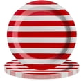 thumbnail image 1 of Yhmxh 10 Pcs 4th of July Plates, Patriotic Party Plates 250th Anniversary Red Blue Stars Disposable Paper Plates 9" Dessert Plate for Independence Day Veterans Memorial Party Supplies, 1 of 7