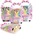 thumbnail image 1 of Yhmxh 10 Pcs Easter Ziplock Gift Bags with Handles, Resealable Clear Bunny Candy Bags Easter Plastic Treat Bags Plastic Zip Seal Lock Treat Pouches for Spring Birthday Party Small Gift Wrapping, 1 of 7