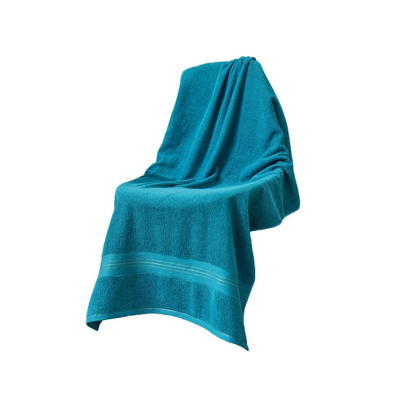 Yhmxh Cotton Large Bath & Shower Towel - Natural Gift Bath Sheets Fade Resistant Highly Absorbent Quick Drying Towels for Bathroom, Gym, Hotel & Spa (27.5"*55.1", Green)