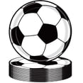 thumbnail image 1 of Yhmxh 10PCS Soccer Party Paper Plates 7 Inch/9 Inch, Disposable Soccer Birthday Party Supplies Cake Dessert Plates for Birthday Baby Shower Soccer Soccer Theme Decorations, 1 of 7