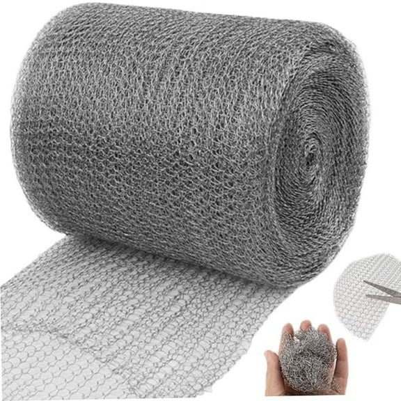 Yhmxh 12.7*1000cm Copper Mesh for Pest, Water & Rust proof Copper Mesh Roll for mice rat rodent repellent, Mice & Rodent Control, for Homes, Gardens & Decor, Rust & Bacteria Resistant, Long Lasting