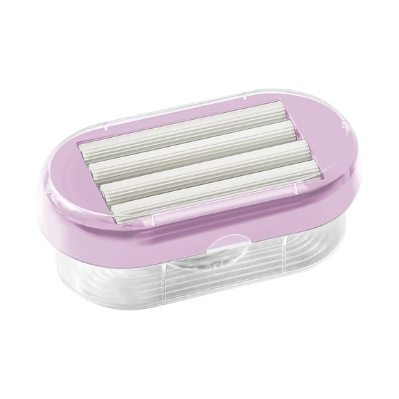 Yhmxh 2 in 1 Foaming Soap Box with Roller Bubbler,Soap Box Bubbler with Roller and Drain Holes,2 in 1 Soap Cleaning Storage Foaming Box,Multifunctional Travel Soap Container - Purple