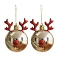 thumbnail image 1 of Yhmxh 2 Pcs Christmas Decorations Ornament Set, Reindeer Christmas Decor Hanging Ornaments, Christmas Reindeer Ornaments for Christmas Tree, Xmas Home Party Holiday Party, Christmas Decor (Gold), 1 of 3