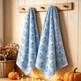 thumbnail image 1 of Yhmxh 2 Pcs Jacquard Fall Pumpkin Hand Towels for Bathroom, Embroidery Kitchen Towels Thanksgiving Dish Towels Autumn Cotton Soft Absorbent Decorative Farmhouse Bathroom Decor Gift, 1 of 6