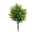 thumbnail image 1 of Yhmxh 20" Artificial Topiary Ball Trees UV Resistant Outdoor Faux Shrubs with Ground Spike for Front Porch, Garden, Yard, Patio Decor, Ground Spike Lifelike Greenery Bushes, Indoor & Outdoor, 1 of 6