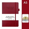 thumbnail image 1 of Yhmxh 2026 Planner, Leather Cover A5 2026 Weekly and Monthly Planner 5.7x8.5 with Pen Loop, Calendar Planner with Elastic Bond, 365 Pages 2026 Diary for Office and Home, 1 of 6