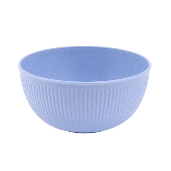 Yhmxh 25 oz Unbreakable Cereal Bowls, Reusable Plastic Lightweight Bowls, Soup Rice Bowl, Striped Reusable Salad Dessert Bowl, Microwave Safe Tableware for Salads, Soups, Ramen, Noodles