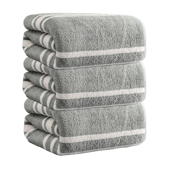 Yhmxh 3Pcs Striped Hand Towels for Bathroom, Vintage Flannel Hand Towels Kitchen Decor, Soft Absorbent Microfiber Towels, Household Towels Gift Towels for Hand Gym Beauty Spa Home Hair Care 14"x29"