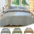 thumbnail image 1 of Yhmxh 4 Piece Sheet Set, Comfy Breathable & Cooling Bed Sheets Set, Hotel Luxury Bedding Sheet Set for Women, Men, Soft and Wrinkle Free Pillowcase, Durable Bedding Grid Bedding Sheet Set, 1 of 7