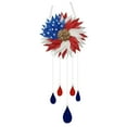 thumbnail image 1 of Yhmxh 4th Of July Decorations Blue White & Red Stripes Patriotic Decor American Day Independence Day Wind Chime Decoration Family Dress Up for Memorial Day Independence Day, 1 of 1