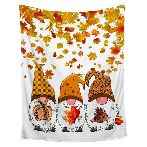 Yhmxh 4th of July Patriotic Gnome Blanket USA Flag Throw Blankets Retro Plaid Soft Flannel Fleece Comfort Blanket, Independence Day Memorial Day Cozy Warm Bed Cover for Sofa Couch Chair 39*27in