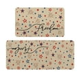 thumbnail image 1 of Yhmxh 4th of July Patriotic Kitchen Mats Set of 2, Memorial Day Independence Day Kitchen Rugs, Hallway Laundry Sink Mats with Non Slip Rubber Backing for Floor Low-Profile Home Decor Decor, 1 of 6