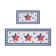 thumbnail image 1 of Yhmxh 4th of July Patriotic Kitchen Mats Set of 2, Memorial Day Independence Day Kitchen Rugs, Hallway Laundry Sink Mats with Non Slip Rubber Backing for Floor Low-Profile Home Decor Decor, 1 of 6