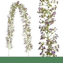Yhmxh 5.6 Ft Baby Breath Garlands, Artificial Floral Garland for Table Backdrop, Real Touch Babys Breath Garland ake Hanging Plant Garlands for Wedding, Party, Home Decor, Spring Flower Vines