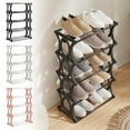 thumbnail image 1 of Yhmxh 5 Tier Shoe Rack Organizer,Shoe Storage Organizer Space Saver Storage for 20-25 Pair Shoe Storage Shelf Sturdy Free Standing Long Shoe Rack Organizer for Closet, Entryway, Small Spaces, 1 of 7