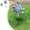 thumbnail image 1 of Yhmxh 6 Pack 22 Inches Sparkly Pinwheels, Reflective Wind Spinner for Yard with Stakes, Windmill Wind Spinners Outdoor for Garden, Lawn Farm Windmill to Scare Birds Away for Lawn and Patio, 1 of 6