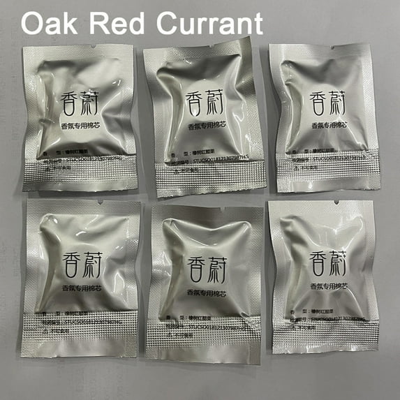 Yhmxh 6 Pack Car Air Vent Clip Freshener Refills Solid Fragrance Replacement Pads with 3 Sample scents for Variety Car Air Freshener Vent Clip(Oak Red)