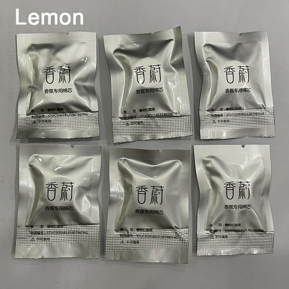 Yhmxh 6 Pack Car Air Vent Clip Freshener Refills Solid Fragrance Replacement Pads with 3 Sample scents for Variety Car Air Freshener Vent Clip(Lemon)