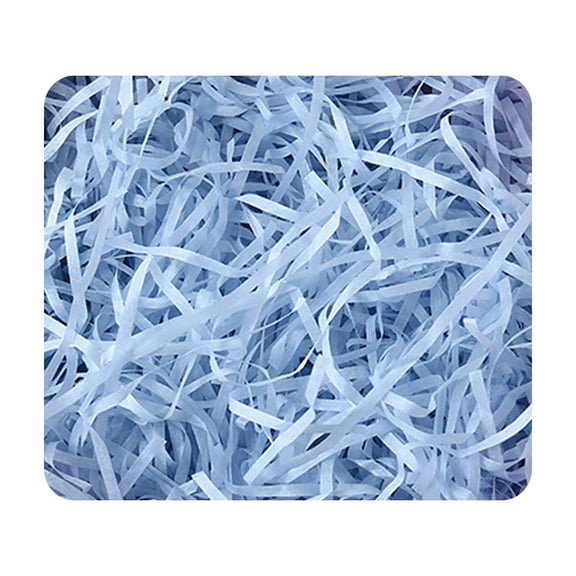 Yhmxh 80G Crinkle Cut Paper Shred Filler for Packing and Empty Basket Filler, Raffia Tissue Paper Grass Stuffers Gift Boxes Filler for DIY Craft Wrapping Party Valentines Day Decorations(Pale Blue)