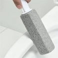 thumbnail image 1 of Yhmxh 9.3 in Pumice Stone for Toilet Cleaning, Natural Pumice Toilet Brush, Pumice Cleaning Stone Toilet Bowl with Extra Long Handle for Removing Toilet Bowl Ring, Pool, Bathroom,Toilet Brush -, 1 of 5