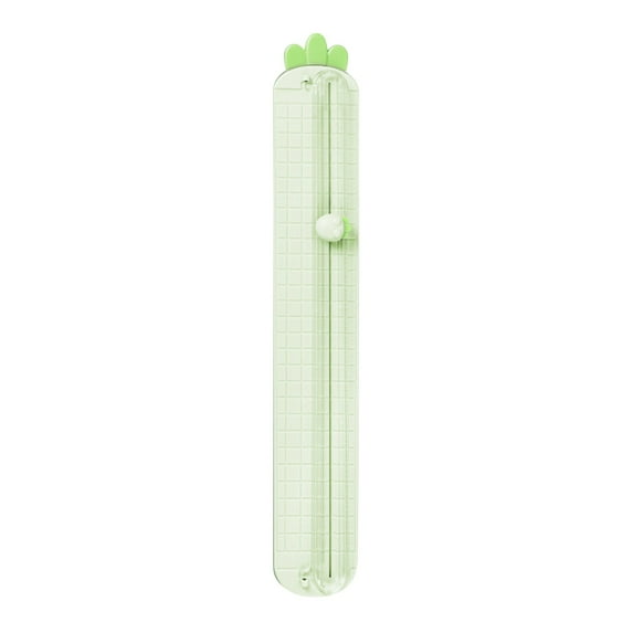 Yhmxh A3 and A4 Paper Cutter 14 Inch Carrot Paper Trimmer Clipboard Tool with Automatic Security Safeguard and Side Ruler for Craft Paper, Coupon, Label and Cardstock (Green)