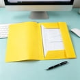 thumbnail image 1 of Yhmxh A4 Elastic Band Plastic File Folder, Waterproof Document Organizer Pocket Folder, Lightweight Portable Snap Closure Paper Holder for Office Business Report Receipt Resume File Storage, 1 of 6