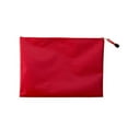 thumbnail image 1 of Yhmxh A4 File Envelope Zipper Pouch, Lightweight Nylon File Folders, Waterproof A4 Document Organizer Zipper Bag, Suitable for Documents Tablet Phone Stationery (Red), 1 of 6