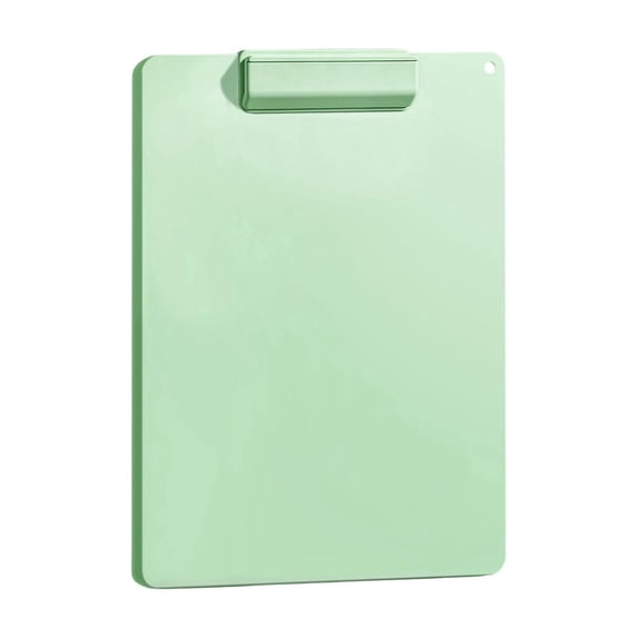 Yhmxh A4 Plastic Clipboard with Swing Top Clip, Smooth Writing Hard Document Board, Lightweight Shatterproof File Holder with Hanging Hole for Office Paper Sorting Daily Document Organizer