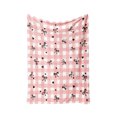 thumbnail image 1 of Yhmxh Black Bow Throw Blanket Coquette Soft Flannel Lightweight Blanket Preppy Room Decor Cute Coquette Gifts for Bedroom Sofa Travel Bed Decor, 40 x 60 Inch Valentine's Day Gifts for Women, 1 of 6