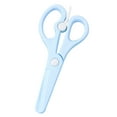 thumbnail image 1 of Yhmxh Blue Left Handed Scissor with Cap, Blunt Tip Safety Scissors Home Use Crafting Scissor Office Arts Cutting Paper Scissors Cutting Tools for Paper Cutting (Blue), 1 of 6