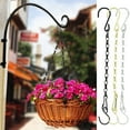 thumbnail image 1 of Yhmxh Chain for Hanging Plants,11.5 Inch Black Hanging Chain, Small Hanging Basket Chain Kits with Hooks for Bird Feeder Hanging Basket Extender Porch Wind Chime, Chains Signs and Ornaments, 1 of 7