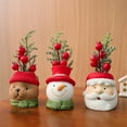 thumbnail image 1 of Yhmxh Christmas Berry Pots, Artificial Berry Christmas Tree with Christmas Ornaments Pine Cone Berry, Tabletop Christmas Tree for Christmas Decorations Home Room Party Winter Indoor Outdoor, 1 of 7