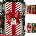 thumbnail image 1 of Yhmxh Christmas Bow Door Cover 35x78 Inch Merry Christmas Porch Sign Hanging Banner for Front Door, Indoor Outdoor Door Cover Decoration Christmas Door Decor Gift Box Bow Banner Cover for Porch Home, 1 of 7