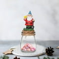 thumbnail image 1 of Yhmxh Christmas Candy Jar With Resin Gnome Decor Spices Seal Canister Food Containers Christmas Decorations Holiday Canister Food Xmas Desktop Ornaments Sugar Container Clear Jar on - Blue, 1 of 5