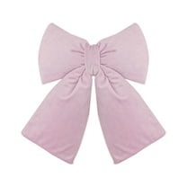 Yhmxh Christmas Decoration Velvet Bows 5.6 Inch Christmas Tree Velvet Bow Topper Decor Giant Xmas Tree Toppers Bows for Home Wreath Wall Backdrop Birthday Wedding Party Decorations Christmas Gift