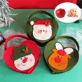thumbnail image 1 of Yhmxh Christmas Gift Bags Felt Christmas Tote Bags with Handles, Christmas Gift Doll Bags Reusable Snowman Treat Boxes for Xmas Holiday Party Christmas Gift Bags Felt Christmas Candy & Cookies Bags, 1 of 7