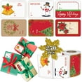 thumbnail image 1 of Yhmxh Christmas Gift Tag Stickers Tags Labels, 250 PCS Self Adhesive Christmas Name Tags Stickers for Christmas, Xmas Waterproof Decorative Labels for Christmas Card Gifts Christmas Party Decor, 1 of 7