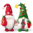 thumbnail image 1 of Yhmxh Christmas Gnome Plush Decorations, Xmas Farmhouse Tiered Tray Decor-Red Green Handmade Home Tabletop Elf Ornaments, Christmas Elf Decoration Xmas Ornaments Thanksgiving Day Gifts for Kids, 1 of 7