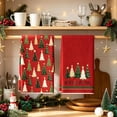 thumbnail image 1 of Yhmxh Christmas Kitchen Towels Set of 2, Christmas Tree Decorative Dish Towels, Absorbent Soft Holiday Hand Towels, Xmas Tea Towels for Kitchen Counter, Cooking, Christmas Decoration 15.75"x23.62", 1 of 6