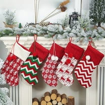 Yhmxh Christmas Large Stockings Cable Knitted Christmas Stockings, Personalized Xmas Hanging Decoration Socks, Classic Personalized Stocking Decoration Candy Bag Sleeve Gift Bag For Family Party