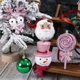 thumbnail image 1 of Yhmxh Christmas Ornaments, Snowman, Santa Claus, Candy Hanging Ornaments, Christmas Tree Decoration Shatterproof Plastic Christmas Ornaments for Xmas Trees Decor Holiday Party Wedding, 1 of 7
