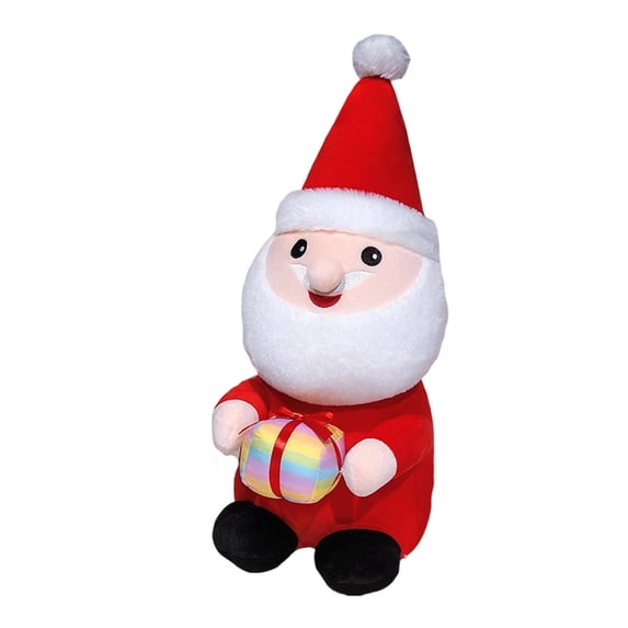 Yhmxh Christmas Plush Toys Santa Claus Plush Doll, Christmas Santa Claus Stuffed Animal Plush Toy, Xmas Decorations Home Office Car Ornament, 9.8 Inch