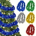 thumbnail image 1 of Yhmxh Christmas Tinsel Garland, 6.5FT Thick Metallic Twist Garland for Xmas Tree, Holiday Party Decorations, Shiny & Flexible Festive Hanging Garland for Wedding Party Mantel, Stairs & DIY Crafts, 1 of 7