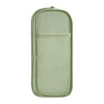 thumbnail image 1 of Yhmxh Clear Mesh Pencil Case Pouch, Clearly Visible Grid Pen Cases Organizer for Adult, Travel Toiletry Cosmetic Bag, Zipper Transparent Stationary Makeup Bag for Office College-Green, 1 of 6