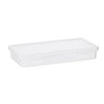 thumbnail image 1 of Yhmxh Clear Plastic Storage Box with Flap Lid, Multipurpose Craft Organizers and Storage Box, Stationery Storage Box Art Supply Storage Organizer Plastic Sewing Box for Beads Pencils Rubber, 1 of 6