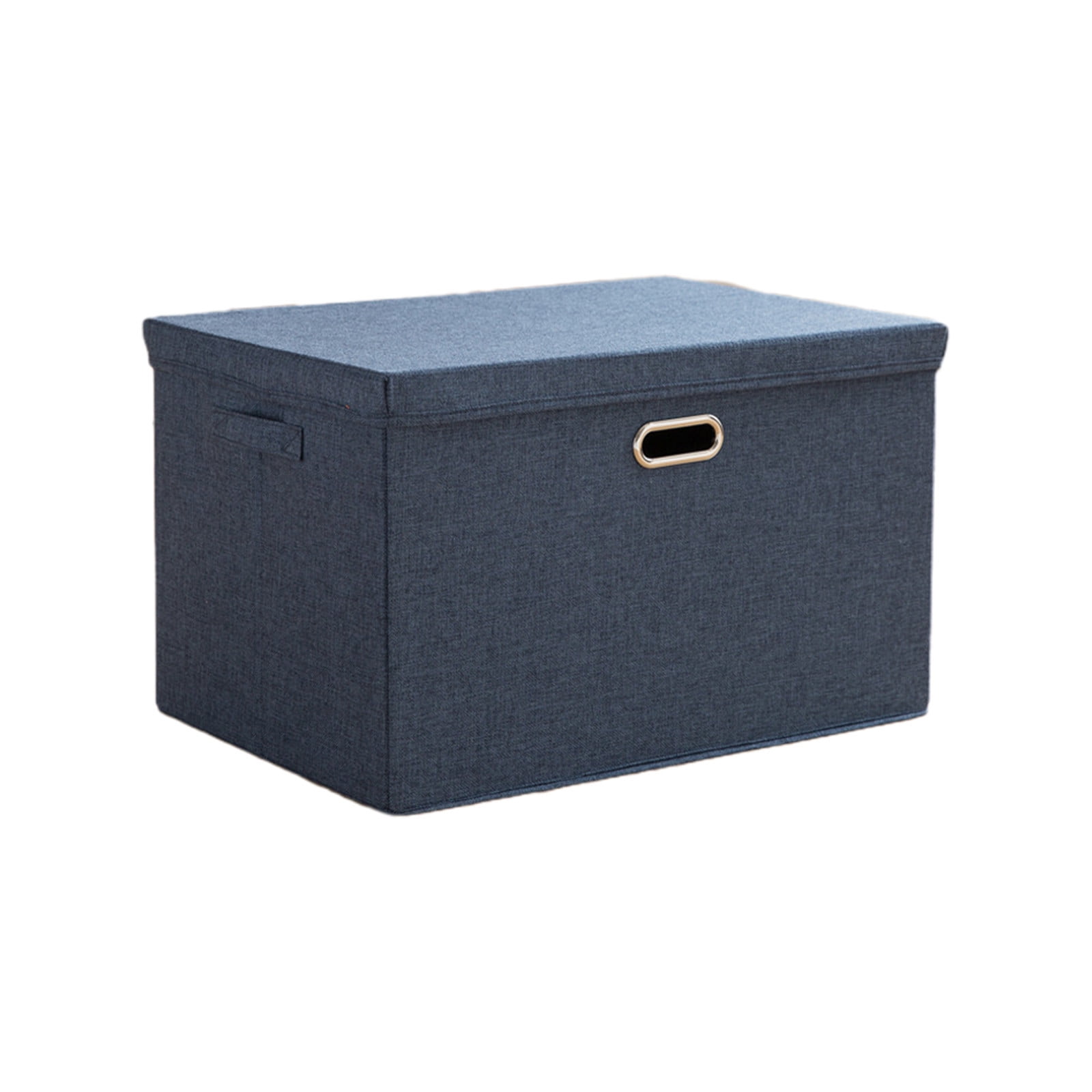 Yhmxh Collapsible Stackable Storage Bins with Lids, Large 16" 32 Quart