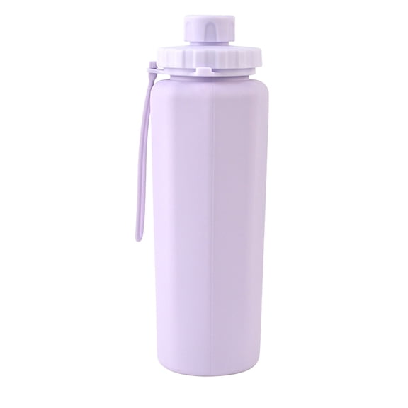 Yhmxh Collapsible Water Bottles, 600ml/23oz Portable Foldable Expandable Water Bottle Cups, BPA-Free Leak Proof Reusable Water Bottles for Traveling, Camping, Hiking, Cycling & Sports Outdoor