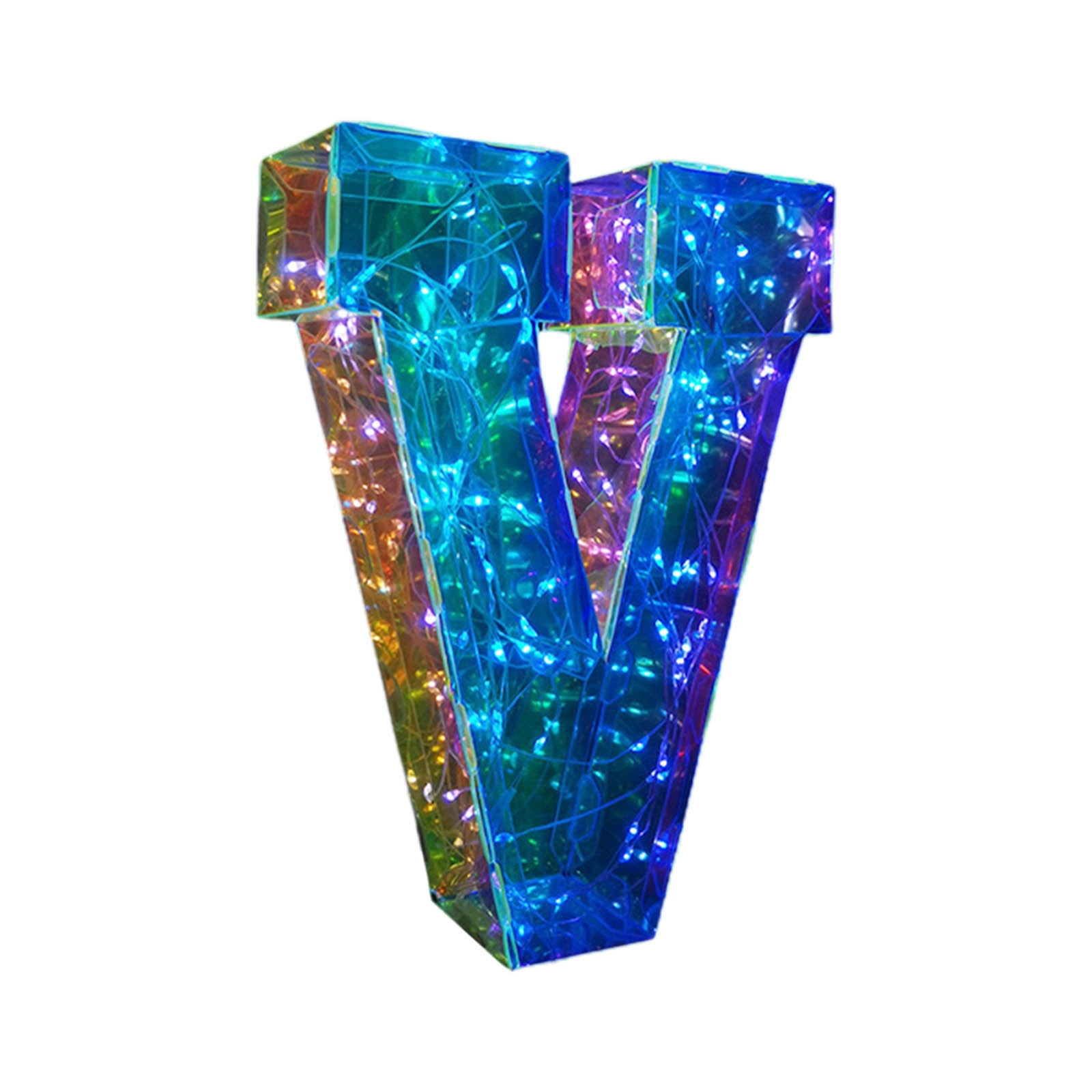 Yhmxh Colorful Letter LED Lights 26 Alphabet Letter Bar Sign Letter ...