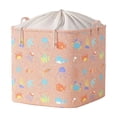 thumbnail image 1 of Yhmxh Comforter Storage Bag, Extra Large Clothes Storage Organizer for Blankets Bedding Sweaters, Large Toy Storage Bags Foldable Soft Storage, Zipper Closure, Carry Handles, Closet Moving Travel, 1 of 6